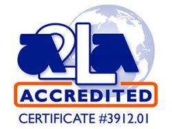 A2LA acredited Logo