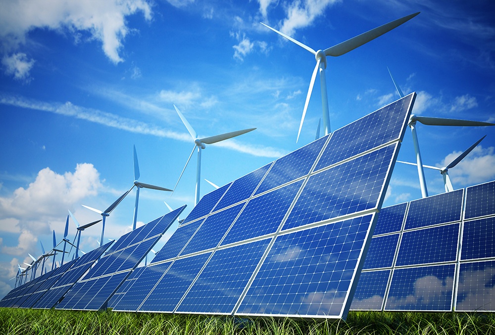 Solar Panels and wind turbines. Both Solar and Wind energy is becoming more affordable.